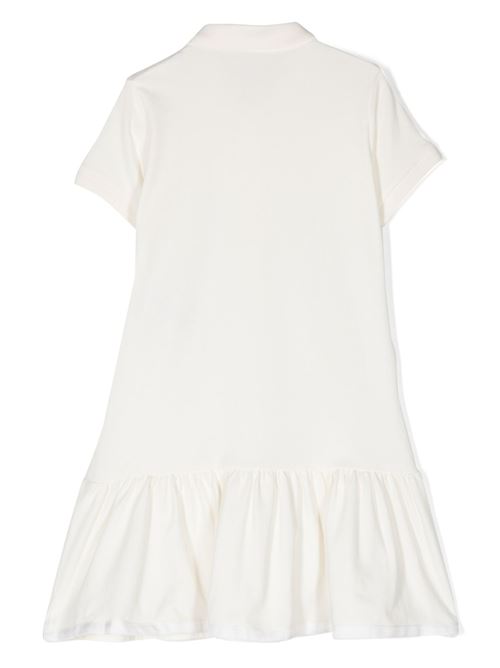 Abito bianco modello polo MONCLER KIDS | I19548I000118496F034